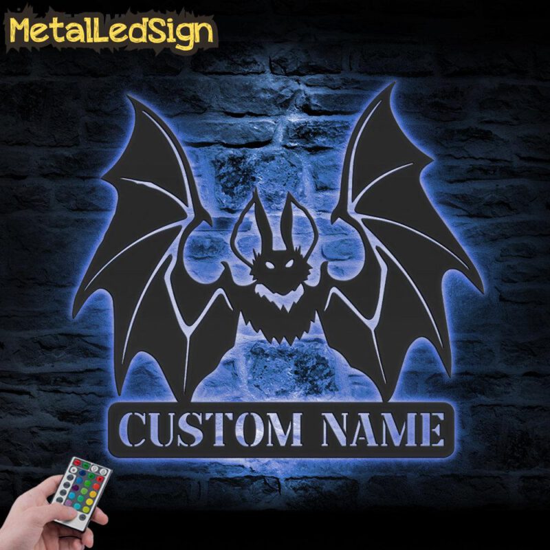 Custom-Bat-Metal-Wall-Art-with-LED-Light-3.jpg