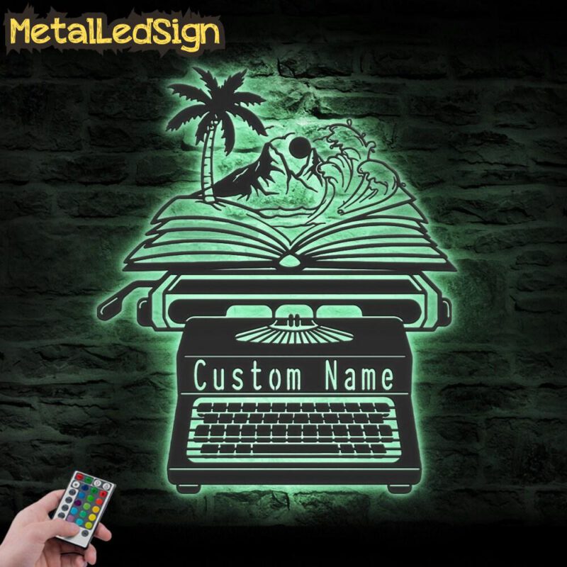 Custom-Beach-Book-Writer-Metal-Wall-Art-LED-Light-7.jpg