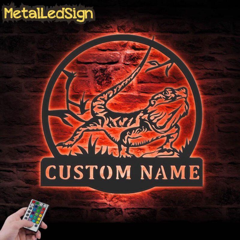 Custom-Bearded-Dragon-Metal-Wall-Art-LED-Light-5.jpg