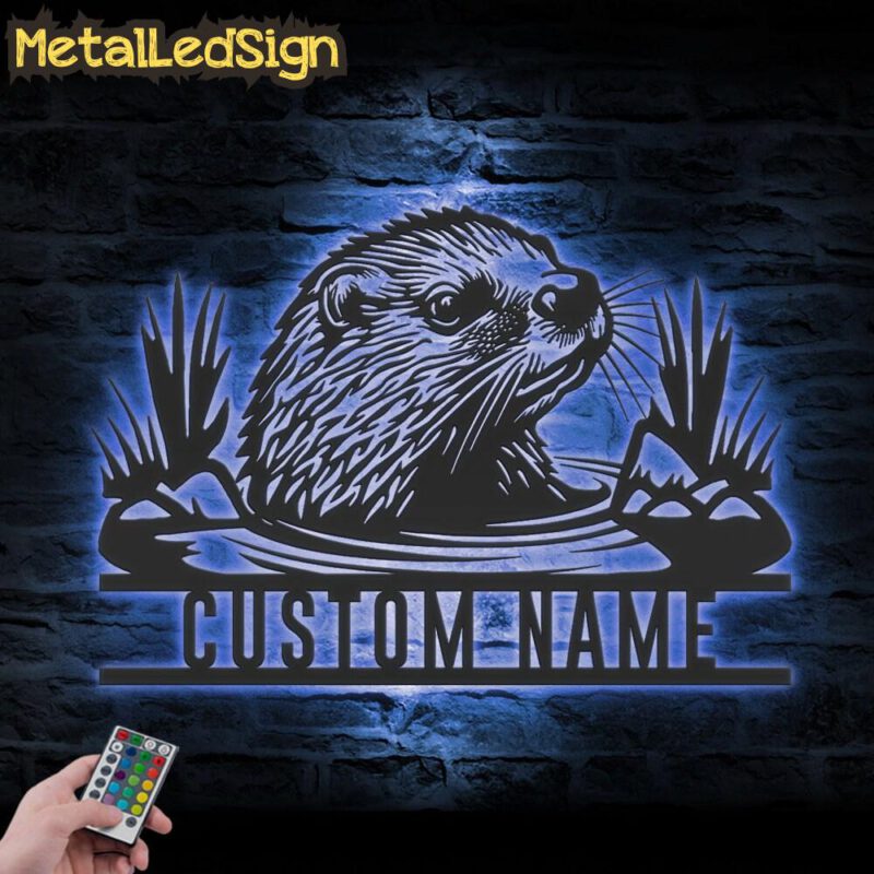 Custom-Beaver-Metal-Wall-Art-LED-Light-3.jpg