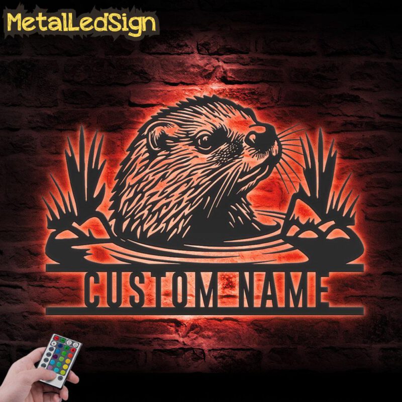 Custom-Beaver-Metal-Wall-Art-LED-Light-5.jpg