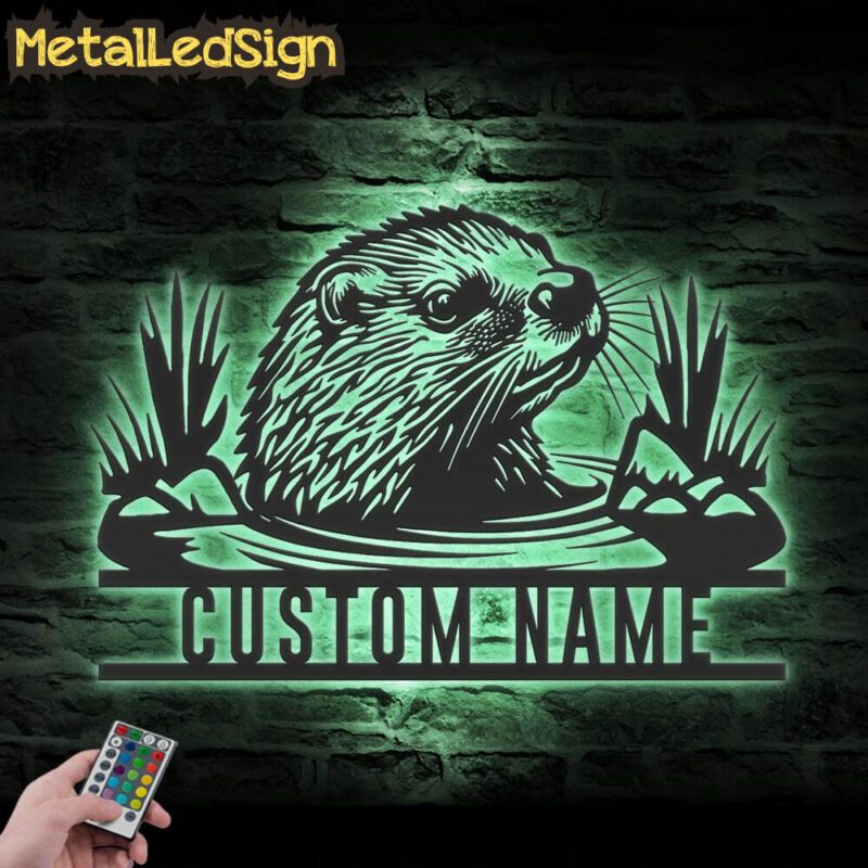 Custom-Beaver-Metal-Wall-Art-LED-Light-7.jpg