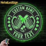 Custom-Beer-Bar-Pub-Shamrock-Metal-Wall-Art-LED-Light-Images.jpg