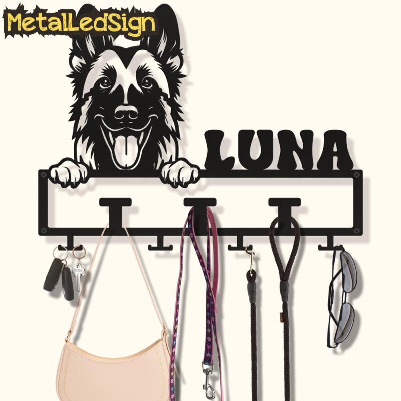 Custom-Belgian-Laekenois-Dog-Leash-Collar-Holder-Images