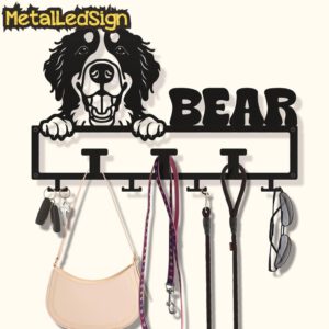 Custom-Bernedoodle-Dog-Leash-Collar-Holder-Images