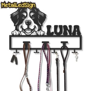 Custom-Bernese-Mountain-Dog-Leash-Collar-Holder-3