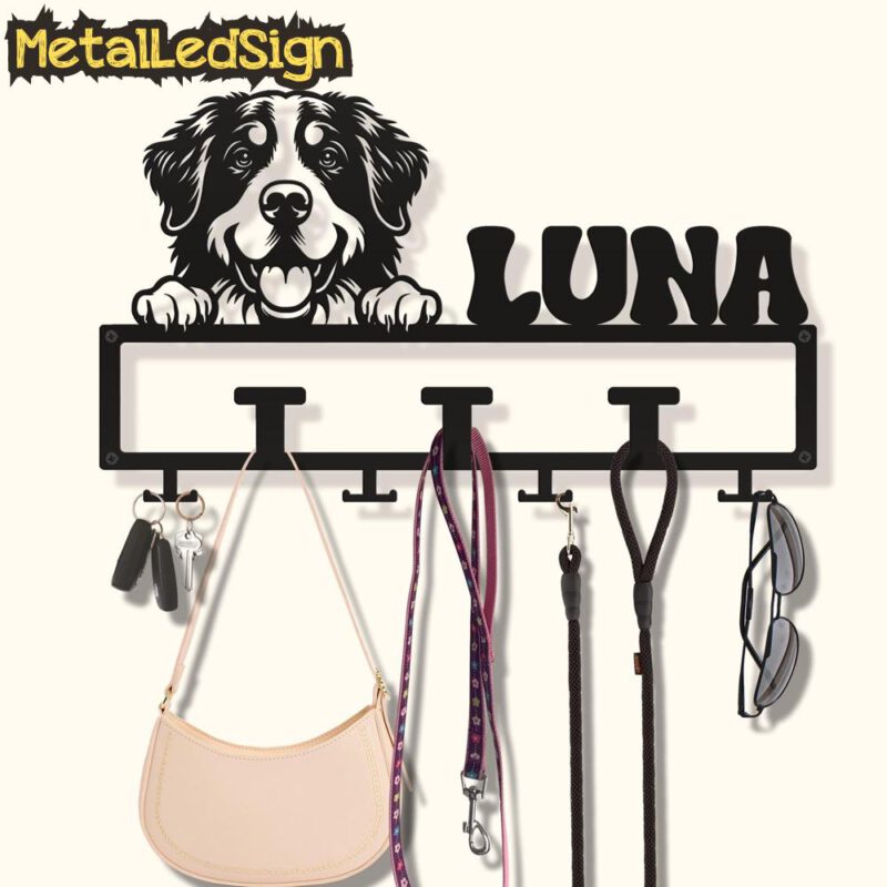 Custom-Bernese-Mountain-Dog-Leash-Collar-Holder-Images-1