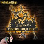 Custom-Big-Buck-Whitetail-Deer-Hunting-Key-Holder-Metal-Wall-Art-Led-Images