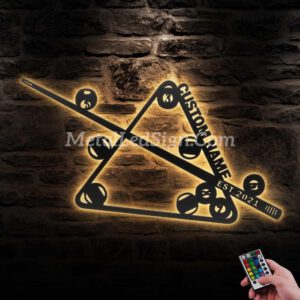 Custom-Billiards-Metal-Wall-Art-With-Led-Light-Images-4