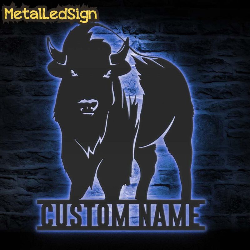 Custom-Bison-Farmhouse-Metal-Wall-Art-LED-Light-3-2.jpg