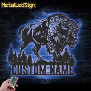 Custom-Bison-Farmhouse-Metal-Wall-Art-LED-Light-3.jpg