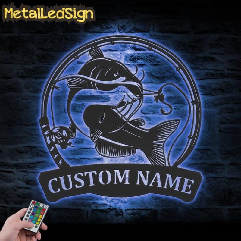 Custom-Black-Bullhead-Catfish-Fishing-Metal-Wall-Art-LED-Light-3.jpg