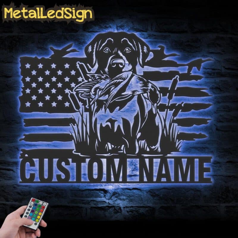 Custom-Black-Lab-Dog-Hunting-US-Flag-Metal-Wall-Art-LED-Light-3.jpg