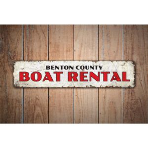 Custom-Boat-Rental-Premium-Quality-Rustic-Metal-Sign-Images