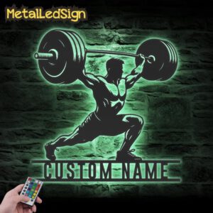 Custom-Bodybuilding-Athlete-Metal-Wall-Art-Led-Light-3