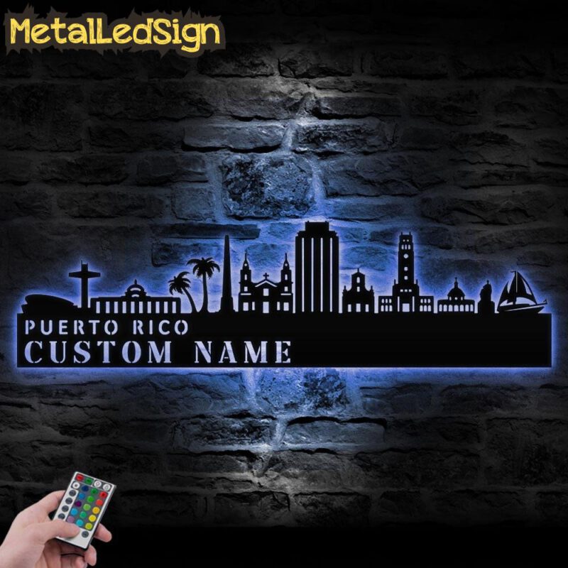 Custom-Boricua-Puerto-Rico-City-Skyline-Metal-Wall-Art-LED-Light-3.jpg