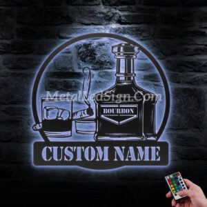 Custom-Bourbon-Cigar-Metal-Wall-Art-Led-Light-3-4