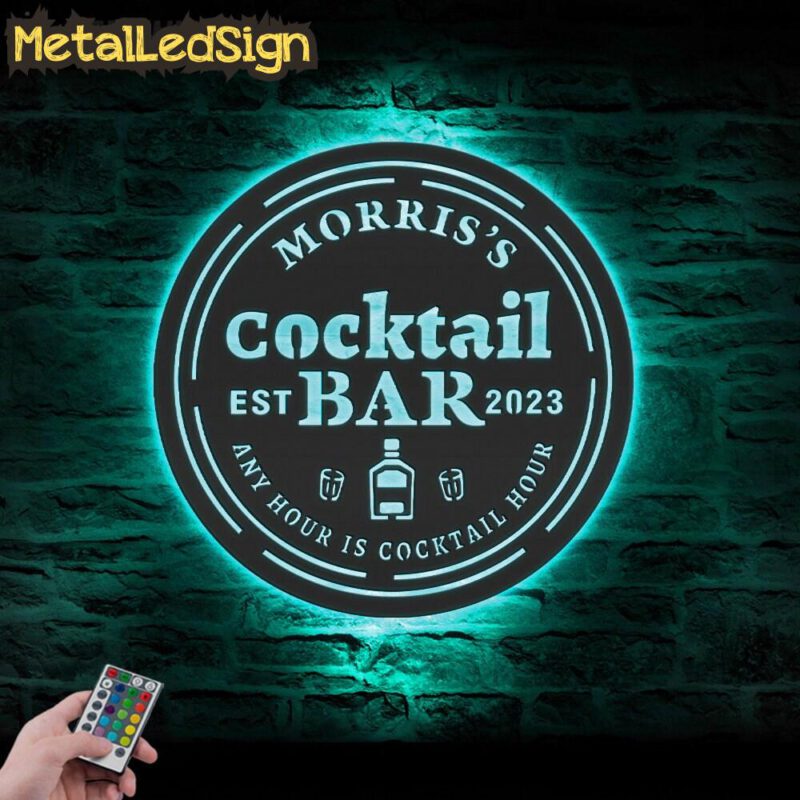 Custom-Bourbon-Cocktail-Bar-Metal-Wall-Art-LED-Light-5.jpg