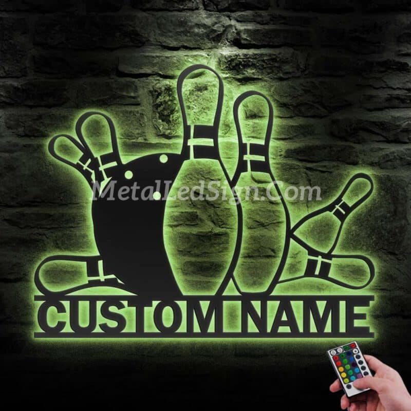 Custom-Bowling-Metal-Wall-Art-With-Led-Light-5