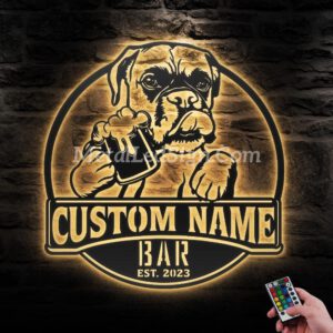 Custom-Boxer-Dog-Thirsty-Beer-Pub-Metal-Wall-Art-Led-Light-Images