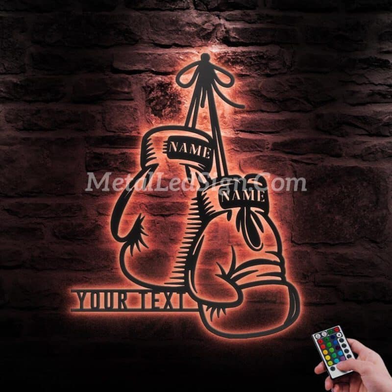 Custom-Boxing-Gloves-Metal-Wall-Art-With-Led-Light-6-1