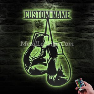 Custom-Boxing-Gloves-Metal-Wall-Art-With-Led-Light-6