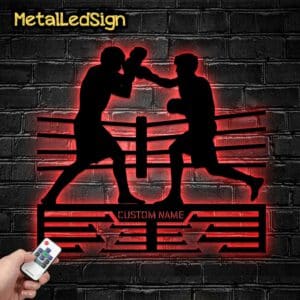 Custom-Boxing-Metal-Led-Medal-Hanger-2