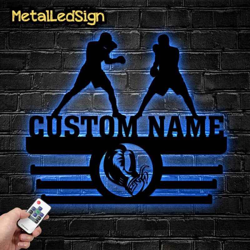 Custom-Boy-Boxing-Metal-Led-Medal-Hanger-4