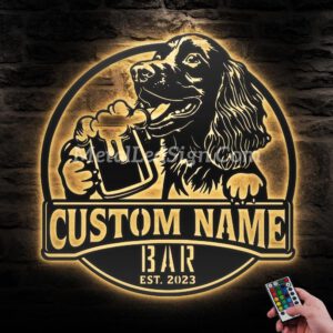 Custom-Boykin-Spaniel-Thirsty-Beer-Pub-Metal-Wall-Art-Led-Light-Images