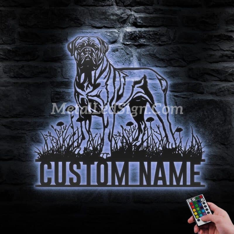 Custom-Bullmastiff-Metal-Wall-Art-Led-Light-3-3