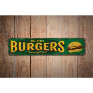 Custom-Burger-Sign-Premium-Quality-Rustic-Metal-Sign-Images