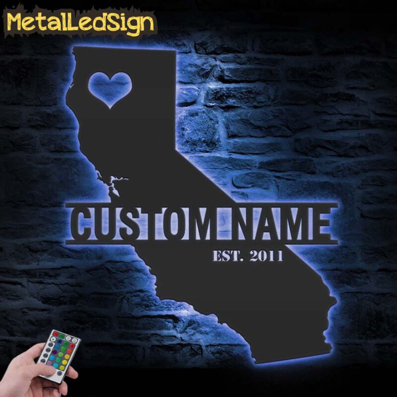 Custom-California-Map-Metal-Wall-Art-LED-Light-3.jpg