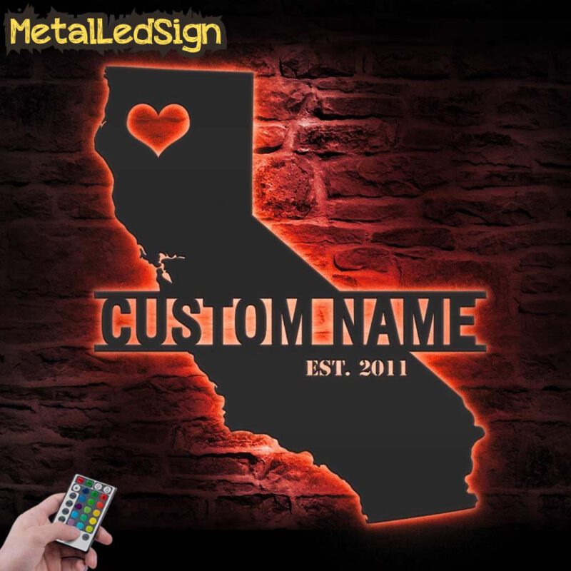 Custom-California-Map-Metal-Wall-Art-LED-Light-5.jpg