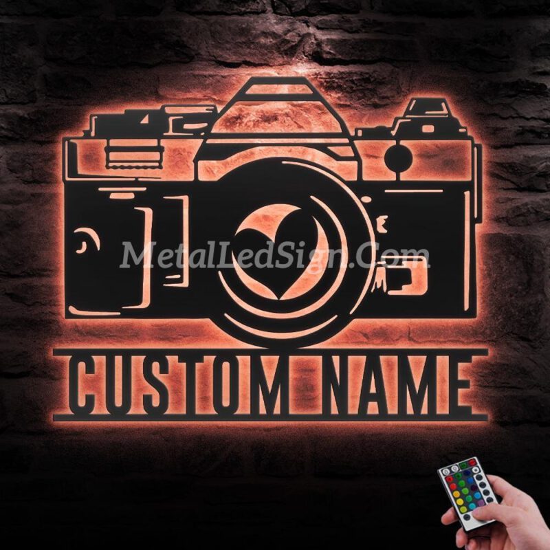 Custom-Camera-Photo-Taking-Metal-Wall-Art-Led-Light-2