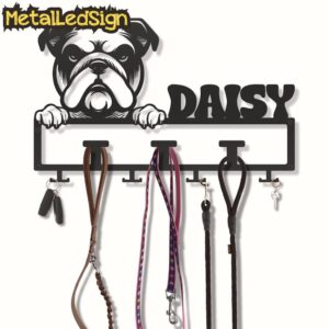 Custom-Campeiro-Bulldog-Dog-Leash-Collar-Holder-3