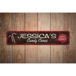 Custom-Candy-Cane-Sign-Premium-Quality-Rustic-Metal-Sign-Images