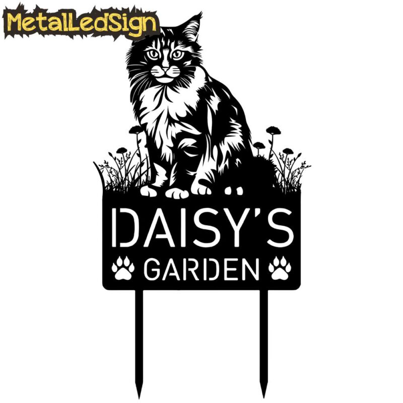 Custom-Cat-Metal-Memorial-Garden-Stake-7-11