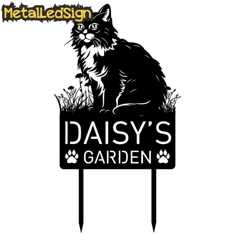 Custom-Cat-Metal-Memorial-Garden-Stake-7-25