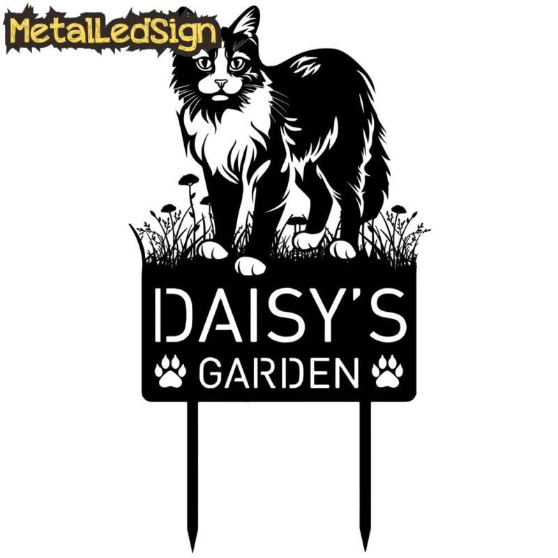 Custom-Cat-Metal-Memorial-Garden-Stake-7-54