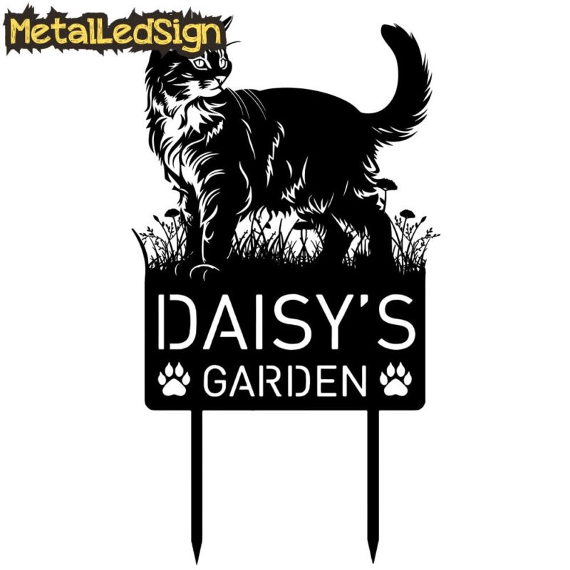 Custom-Cat-Metal-Memorial-Garden-Stake-7