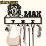 Custom-Caucasian-Shepherd-Dog-Leash-Collar-Holder-Images