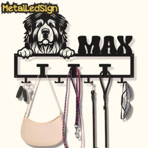 Custom-Caucasian-Shepherd-Dog-Leash-Collar-Holder-Images