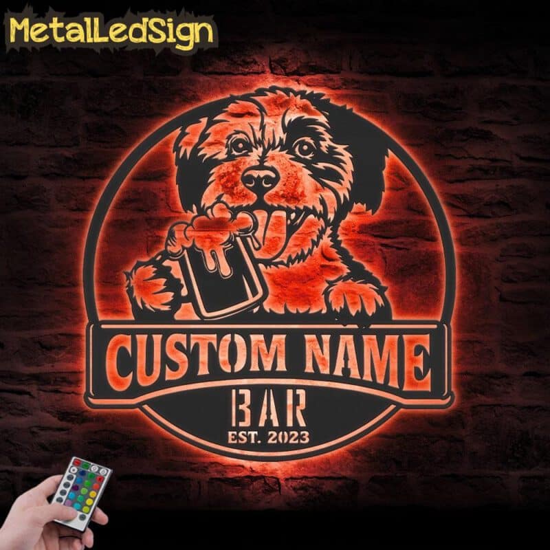 Custom-Cavachon-Thirsty-Beer-Pub-Metal-Wall-Art-LED-Light-5.jpg