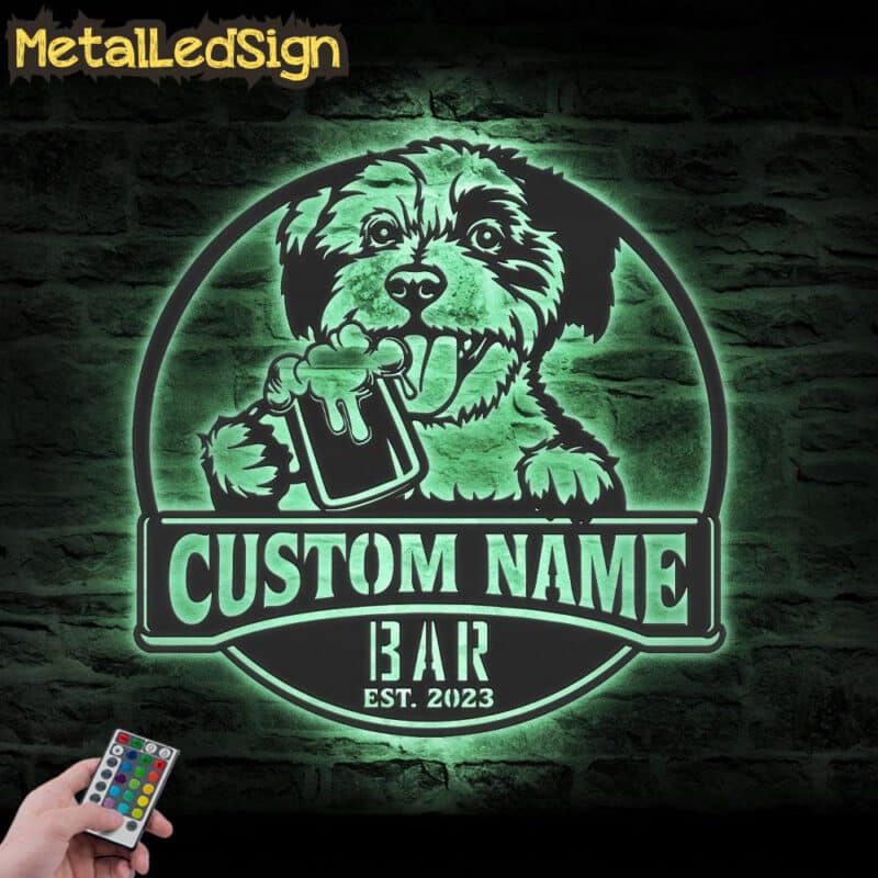 Custom-Cavachon-Thirsty-Beer-Pub-Metal-Wall-Art-LED-Light-7.jpg