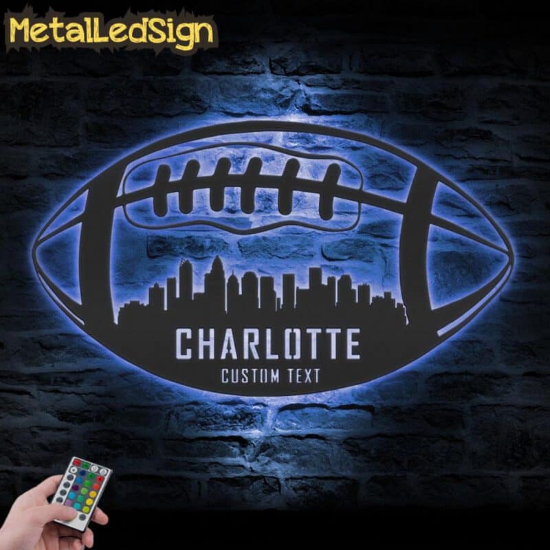 Custom-Charlotte-Skyline-American-Football-Metal-Wall-Art-LED-Light-3.jpg