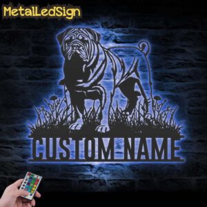 Custom-Chinese-Shar-Pei-Metal-Wall-Art-LED-Light-3.jpg