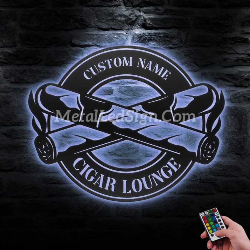 Custom-Cigar-Lounge-Metal-Wall-Art-Led-Light-3-2