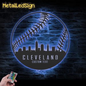 Custom-Cleveland-Skyline-Baseball-Metal-Wall-Art-Led-Light-3