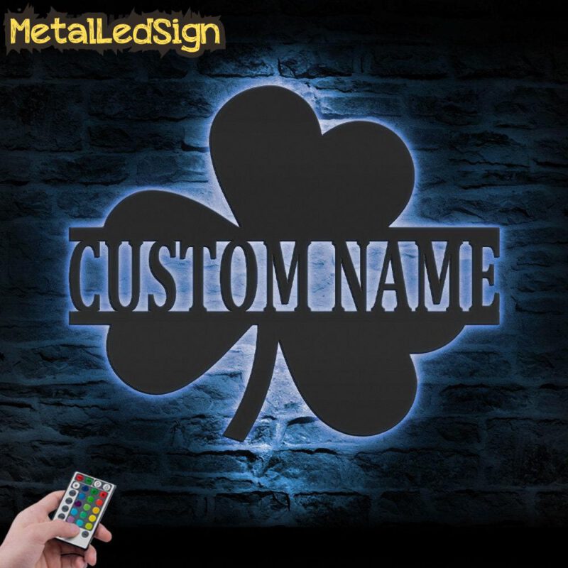 Custom-Clover-Metal-Wall-Art-LED-Light-5.jpg