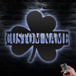 Custom-Clover-Metal-Wall-Art-Led-Light-1